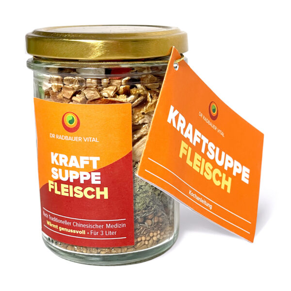 Kraftsuppe Fleisch